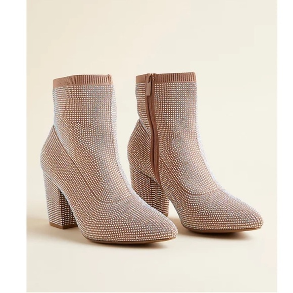 Torrid 11 STRETCH KNIT EMBELLISHED BOOTIE (WW) - Picture 7 of 16